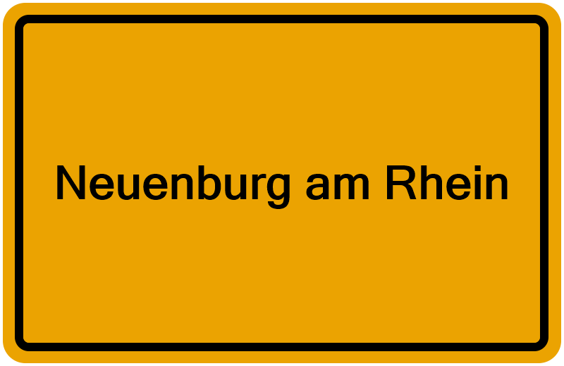 Handelsregisterauszug Neuenburg am Rhein
